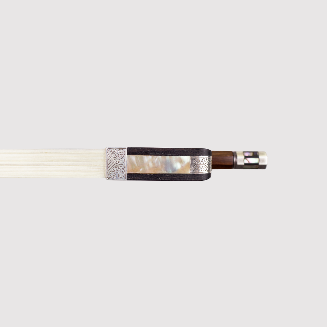 UNBRANDED ENGRAVED S/E CELLO BOW