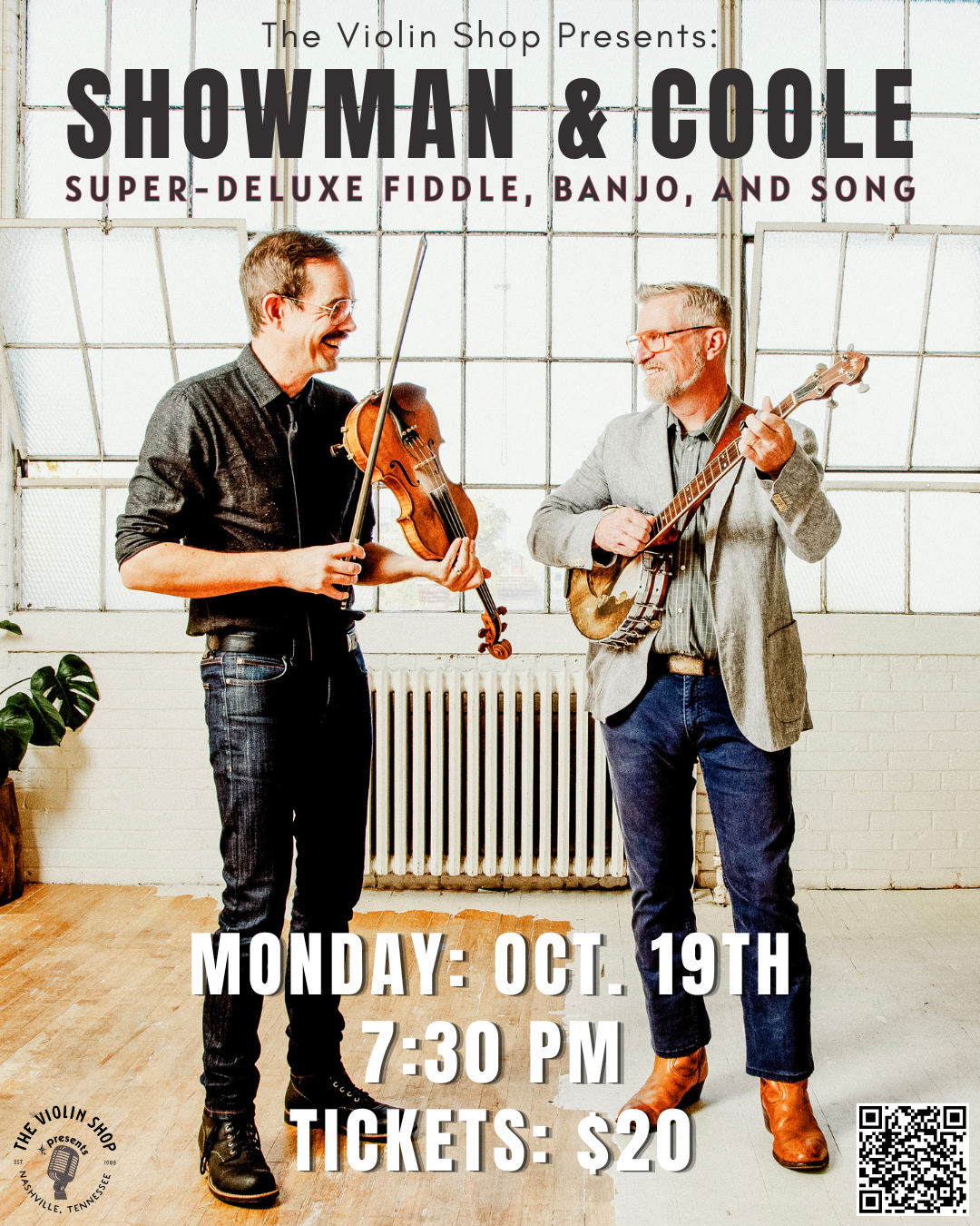SHOWMAN & COOLE - CONCERT TICKET