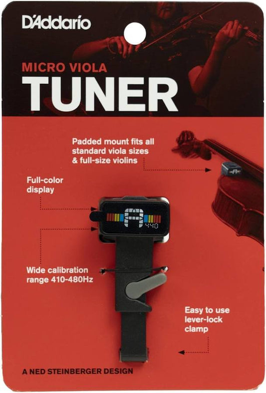 D'ADDARIO MICRO VIOLA TUNER